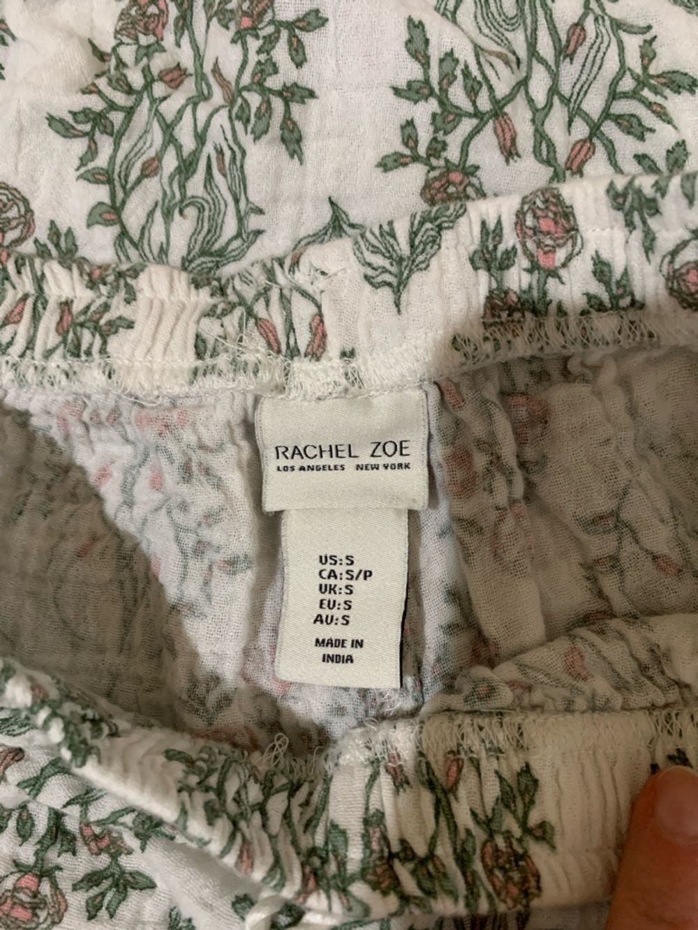 Rachel Zoe Two-Piece Floral Set pajamas - Picture 3 of 3